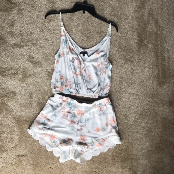 Kendall & Kylie Tops - KENDALL + KYLIE Two Piece Floral Set